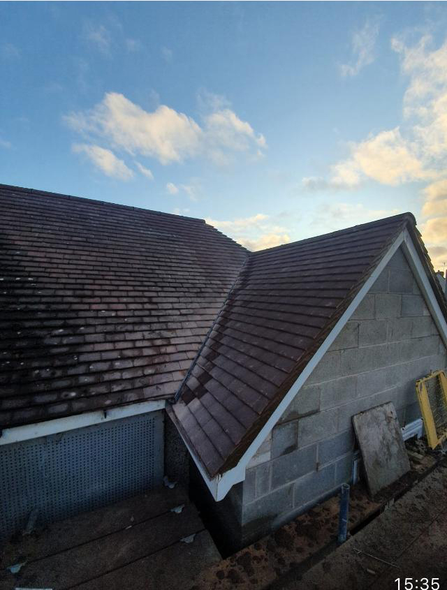 Extension Roof Council Bungalow Tipton G.Garmson Roofing