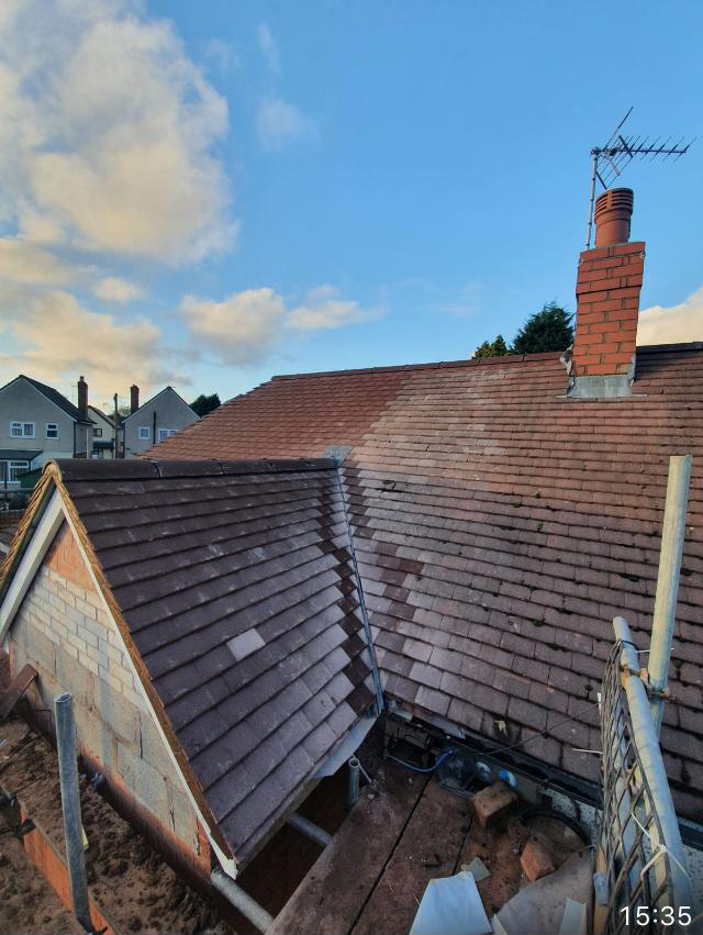 Extension Roof Council Bungalow Tipton G.Garmson Roofing